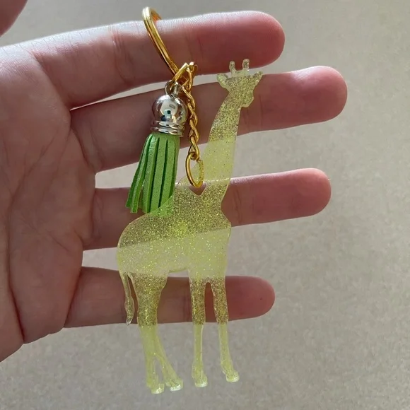 🎉🎉2x HP🎉🎉 Handmade Giraffe Keychain - Picture 2 of 6